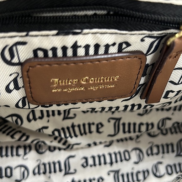 Juicy Couture NWT Super Cute Chestnut Chino Change Of Heart Mini Tote Purse Bag - Picture 6 of 6